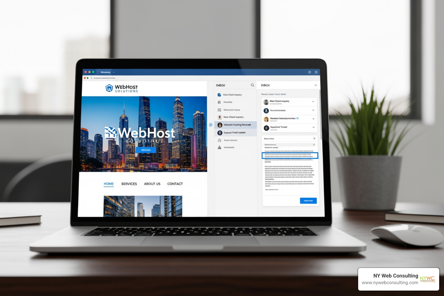 website hosting with email